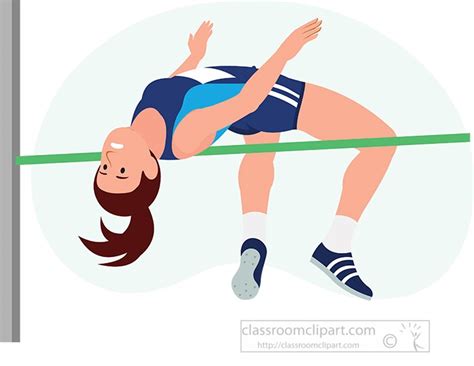 Track And Field Clip Art The Cliparts High Jump Clip Art Emoji The