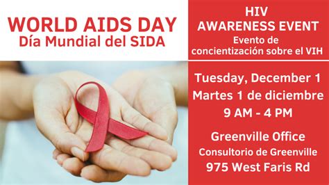 World Aids Day Hiv Awareness Event New Horizon Family Health Services