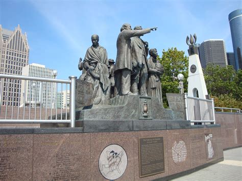 The Underground Railroad Memorial To Commemorate The Crossing Point