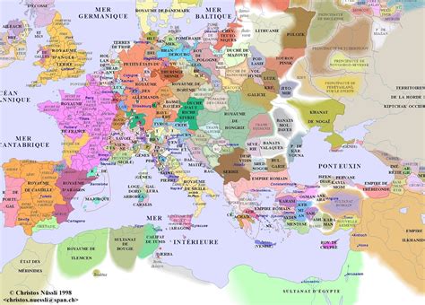 Mappa Europa Medievale Lacooltura