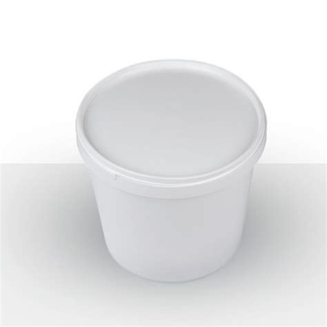 1 Litre Round Ice Cream Container And Lid 168 Units Parkers Packaging