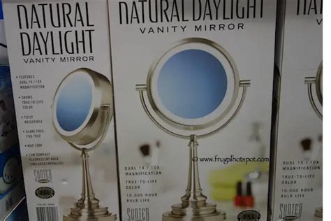 Costco Sale Sunter Natural Daylight Vanity Makeup Mirror