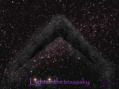 Ufos Lights In The Texas Sky Transparent V Shaped