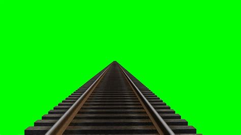 Railway Drive Green Screen Animation Free Use Youtube