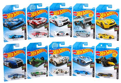Buy Hot Wheels Mini Collection 10 Pack 1 Race Day Amazon Exclusive