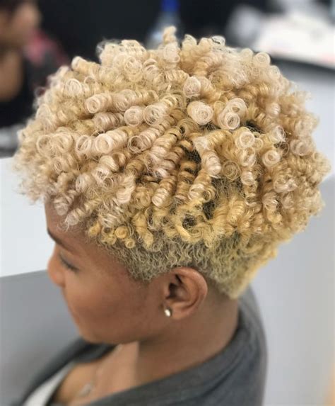 Lovely Blonde Tapered Curls By Hautehairbylauren Hairstyle