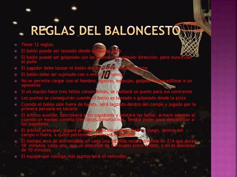 Reglas Del Baloncesto