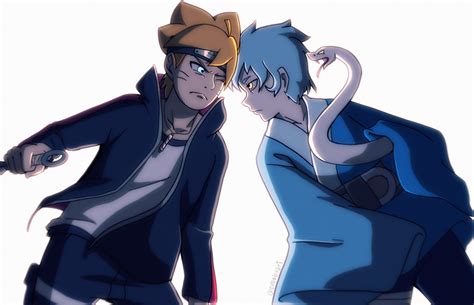Just made a Boruto vs Mitsuki fanart : r/Boruto