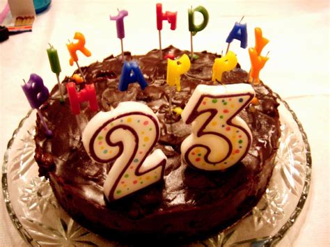 Happy 23 Birthday My Birthday Was A Couple Weeks Ago And I Made Myself A Cake Birthday