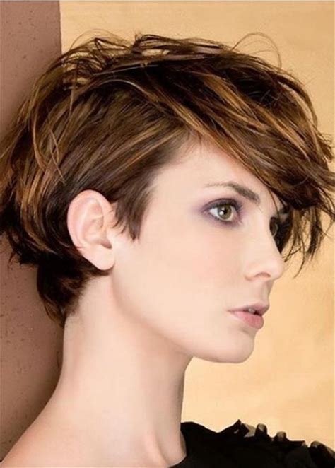 Brown Pixi In 2020 Short Hair Styles Short Hair Trends Short Hair