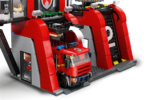 Buy Lego City Fire Station With Fire Truck At Mighty Ape Nz
