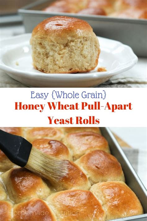 these homemade whole grain honey wheat yeast rolls don t require any special equipment and the