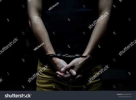 Handcuffed On Prisoner Male Prisoners Were Stock Photo Shutterstock