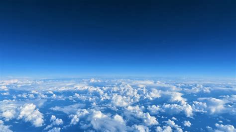 Download Wallpaper 2048x1152 Blue Sky Above Clouds Dual Wide