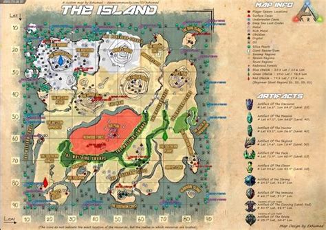 Ark The Island Spawn Map Enaslee