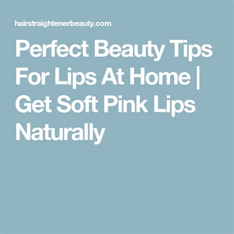 Natural Beauty Tips For Lip Care Rijal S Blog