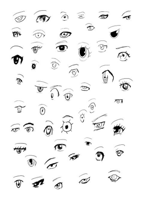 50 Ways To Draw Anime Manga Eyes By Nickperriny7mai On Deviantart