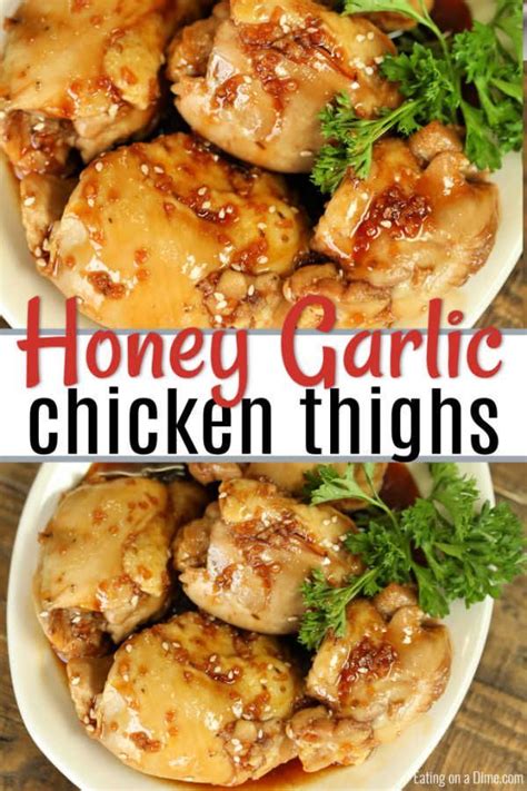 Crock pot recipe balsamic chicken thighs. Crock Pot Honey Garlic Chicken Thighs | Recipe | Honey ...