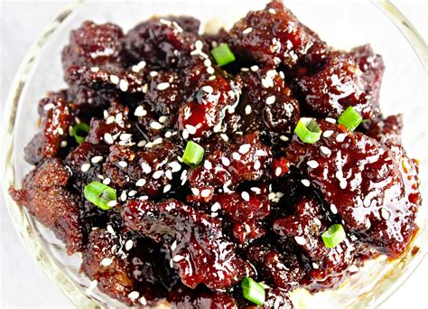 Nanking pork yams and sugar snap peas in a sweet garlic sauce. 30-Minute Crispy, Sticky Mongolian Beef | Recipe ...