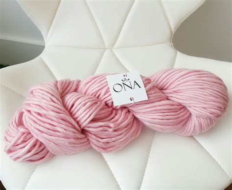 Super Chunky Yarn Merino Wool Knitting Yarn Candy Floss Etsy