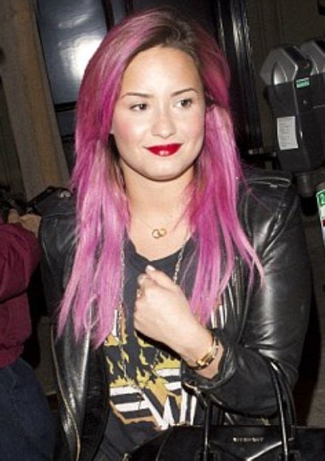 Demi Lovatos Pink Hair Demi Lovato Demi Fashion Addict