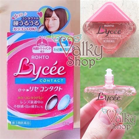 Jual Rohto Lycee Contact Eye Drops For Contact Lens Users 8ml 8 Ml