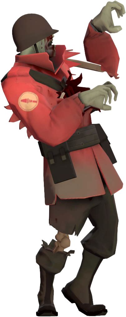 Filezombified Soldier Redpng Official Tf2 Wiki Official Team