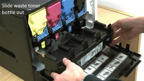 Konica minolta receives bli 2021 a3 line of the year award. Develop Ineo +25 - Changing Waste Toner Bottle - YouTube