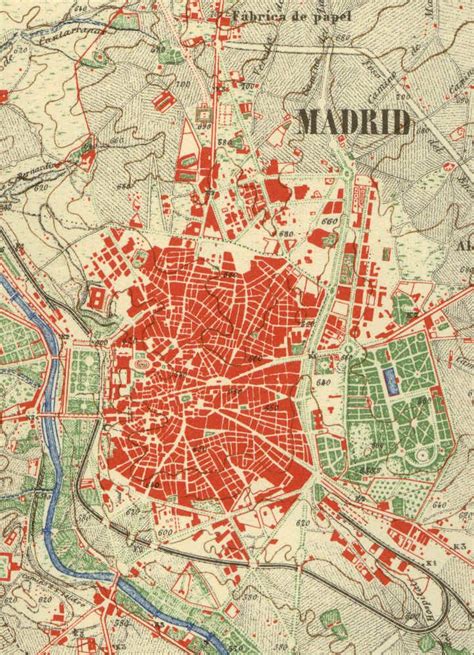 Pin En Cartografía Madrid Antigua