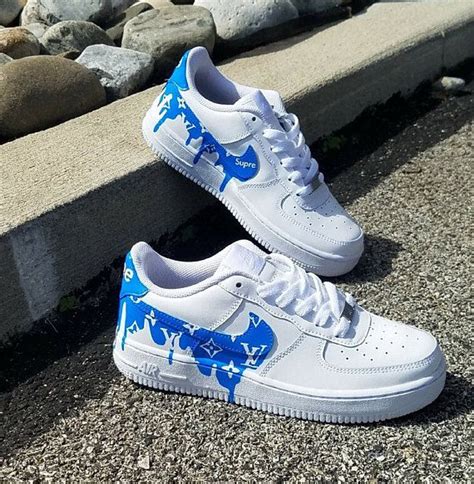 Check out our custom air force 1 drip selection for the very best in unique or custom, handmade pieces from our shoes shops. NEW Women's Nike Air Force 1 LV Supreme Drip Sneakers ...
