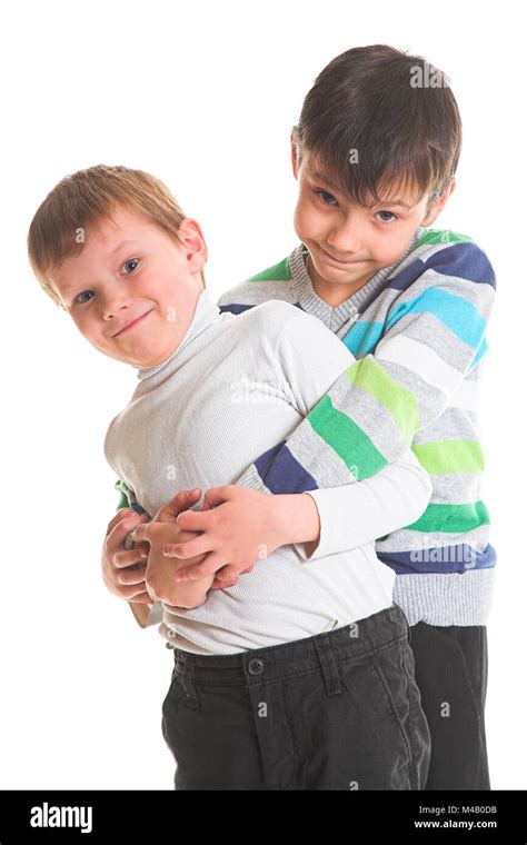 Two Happy Boys Stock Photo Alamy