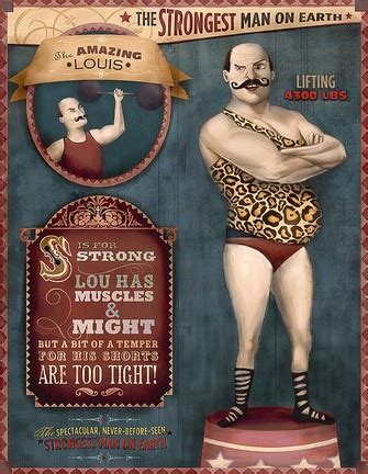 Vintage Strong Man Vintage Circus Strongman Circus Strongman
