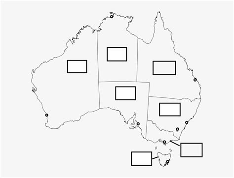600 X 547 3 Blank Map Of Australia With States And Capital Cities