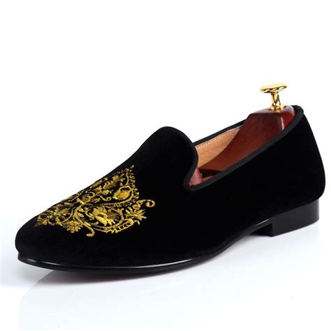 Harpelunde Velvet Loafer Shoes Men Black Wedding Shoes Dress