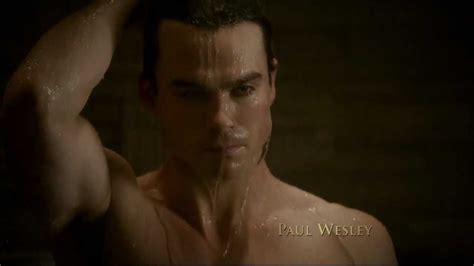 The Vampire Diaries S E Damon In The Shower YouTube