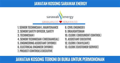 jawatan-kosong-sarawak-energy • Kerja Kosong Kerajaan