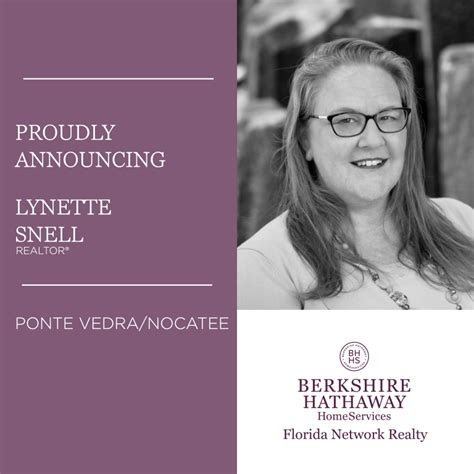 Berkshire Hathaway Homeservices Florida Network Realty Welcomes Lynette
