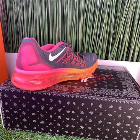 Nike Air Max 2015 Womens Running Shoes Pink Orange 698903 002 Size 7 5 Ebay