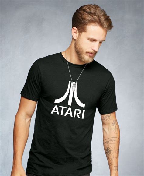 Atari T Shirt Vintage Geek Retro Gamer T Shirt Old School Etsy
