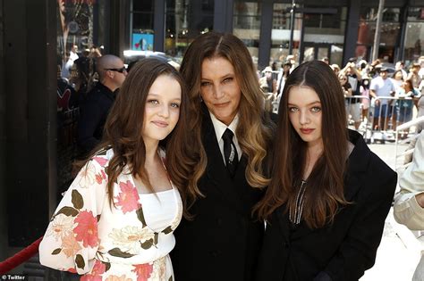 lisa marie presley s twin daughters seen for the first time since her death times news uk