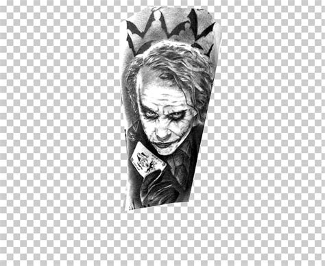 Joker Batman The Dark Knight Heath Ledger Tattoo Png Clipart Arm Art