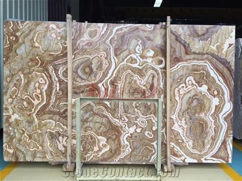 Tiger Onyx Multicolor Onyx Slabs For Background From China