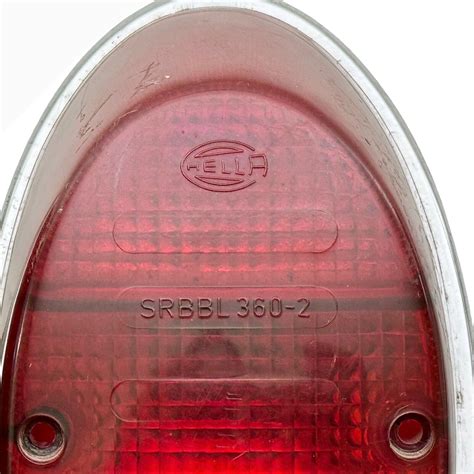 2 Hella Srbbl 360 2 Vintage Vw Volkswagen Bug Beetle Tail Light Lens
