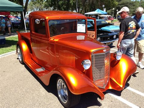 These include dark theme and the more familiar look, with a colored toolbar, that has been around for the past five years. My Dad's1935 International pickup. PPG orange glow paint ...