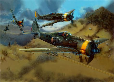 World War Ii Fw 190 Focke Wulf Luftwaffe Germany Military