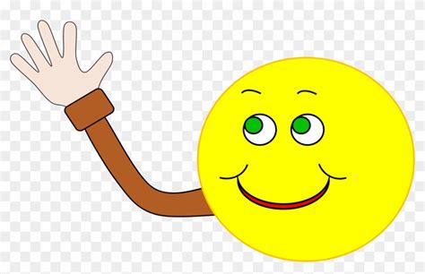 Smiley Waving Animated Smiley Face Waving Free Transparent Png