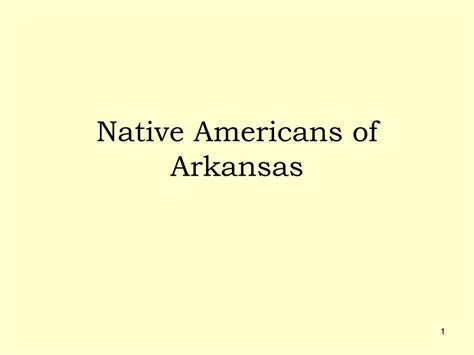Ppt Native Americans Of Arkansas Powerpoint Presentation Free