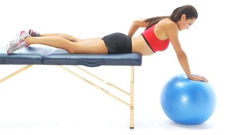 Shoulder Exercise Stabilization On Ball For Shoulder Rehab YouTube