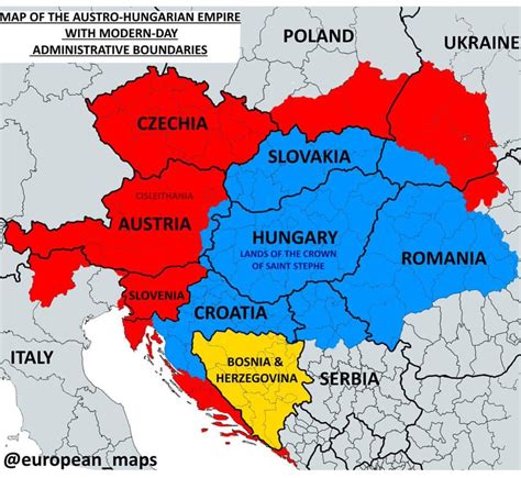 Map Of Austria Hungary And Croatia Maps Of The World