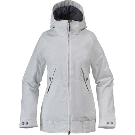 Burton White Collection Hot Tottie Insulated Snowboard Jacket Womens